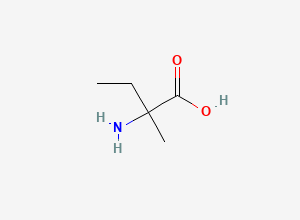 Two-dimensional chemical structure of Isovaline