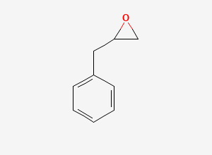 Two-dimensional chemical structure of 2-(Phenylmethyl)oxirane