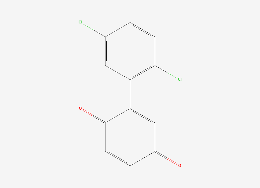 Two-dimensional chemical structure of 2-(2,5-Dichlorophenyl)-1,4-benzoquinone