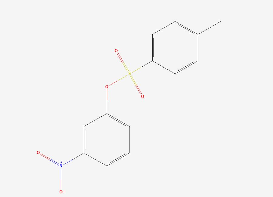 Two-dimensional chemical structure of p-Toluenesulfonic acid, m-nitrophenyl ester
