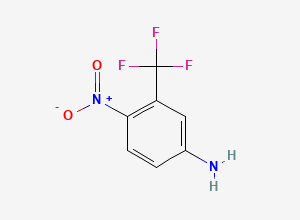 Two-dimensional chemical structure of Flutamide EP Impurity A/Flutamide Related Compound A/ Nilutamide EP Impurity B, CAS 393-11-3