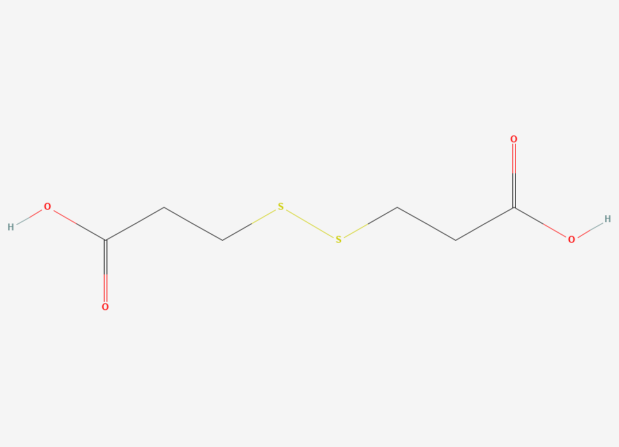 Two-dimensional chemical structure of 3,3'-Dithiodipropionic acid