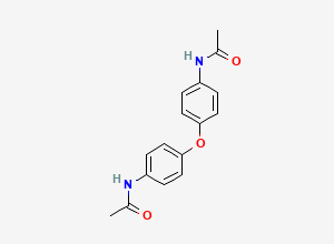 Two-dimensional chemical structure of Paracetamol EP Impurity N, CAS 3070-86-8