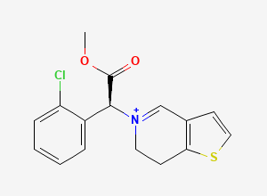 Two-dimensional chemical structure of Clopidogrel pyridinium