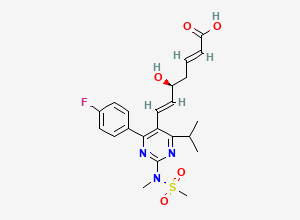 Two-dimensional chemical structure of Rosuvastatin EP Impurity N, CAS 2290571-51-4