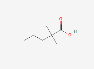 Two-dimensional chemical structure of Valproic Acid EP Impurity K, CAS 5343-52-2