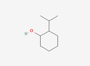 Two-dimensional chemical structure of 2-Isopropylcyclohexan-1-ol