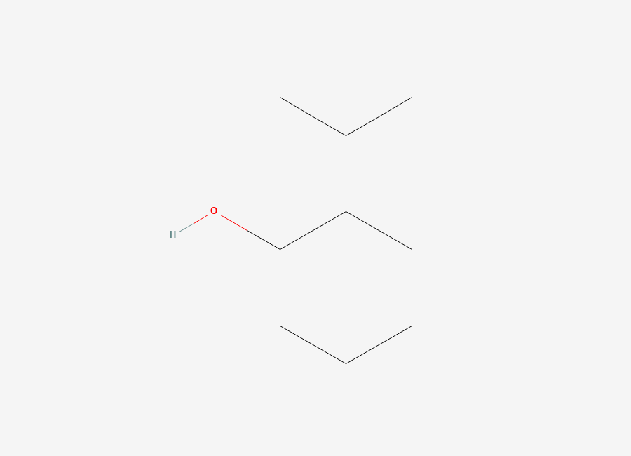 Two-dimensional chemical structure of 2-Isopropylcyclohexan-1-ol