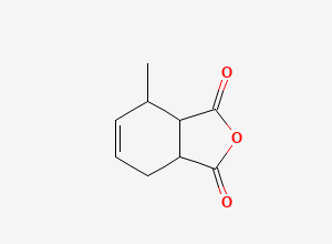 Two-dimensional chemical structure of 1,3-Isobenzofurandione, 3a,4,7,7a-tetrahydro-4-methyl-