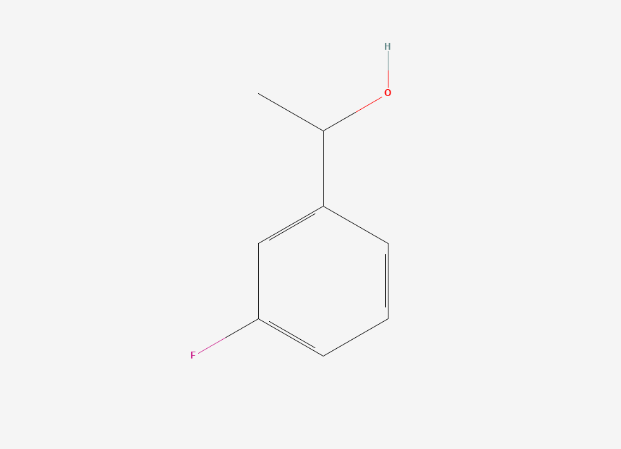 Two-dimensional chemical structure of 3-Fluoro-alpha-methylbenzenemethanol