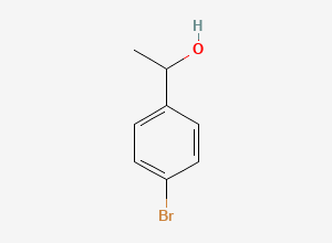 Two-dimensional chemical structure of 1-(4-Bromophenyl)ethanol