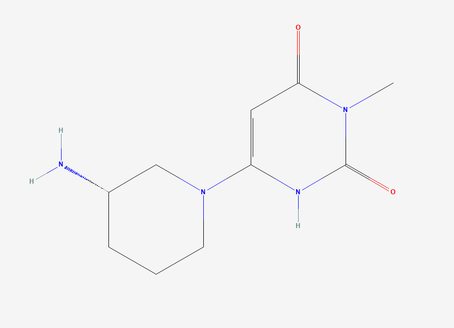 Two-dimensional chemical structure of Alogliptin Related Compound 30, CAS 2276316-91-5