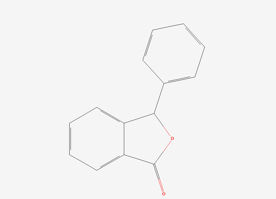 Two-dimensional chemical structure of 3-Phenylphthalide