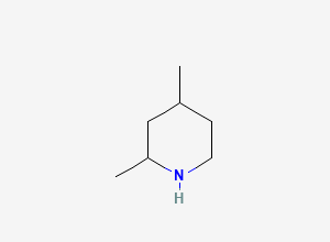 Two-dimensional chemical structure of 2,4-Dimethylpiperidine
