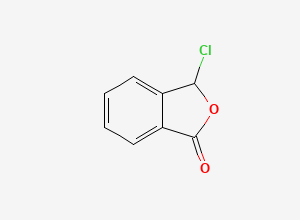 Two-dimensional chemical structure of 3-Chlorophthalide