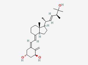 Two-dimensional chemical structure of 1alpha,25-Dihydroxyvitamin D2