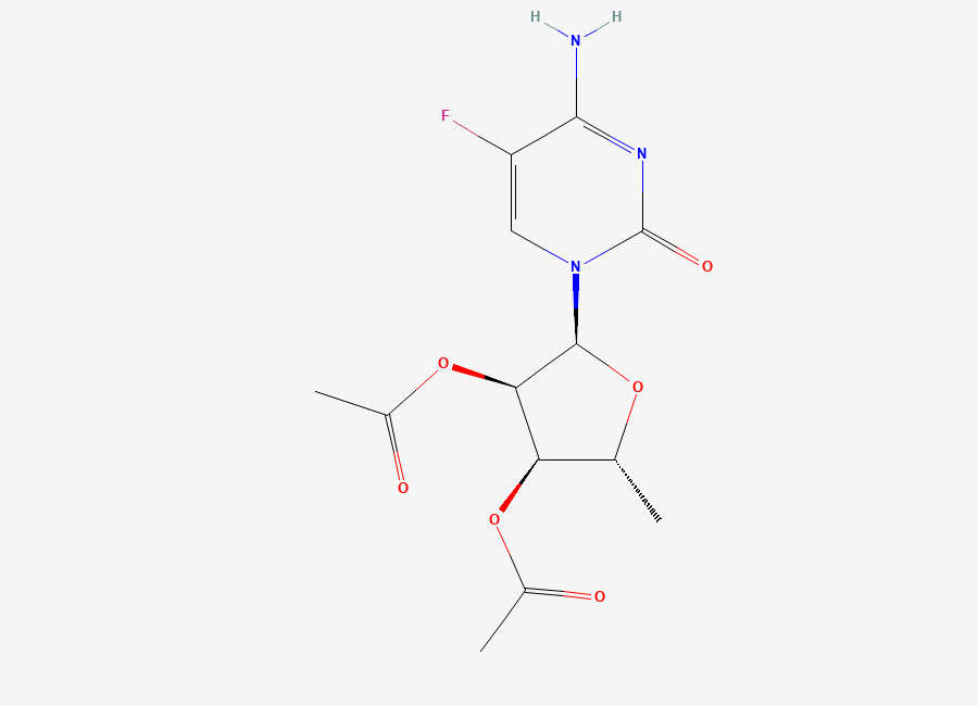 Two-dimensional chemical structure of Capecitabine Impurity 10