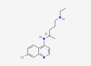 Two-dimensional chemical structure of Chloroquine Related Compound D, CAS 1476-52-4