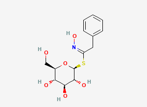 Two-dimensional chemical structure of trans-Desulfoglucotropaeolin