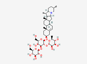 Two-dimensional chemical structure of alpha-Solanine