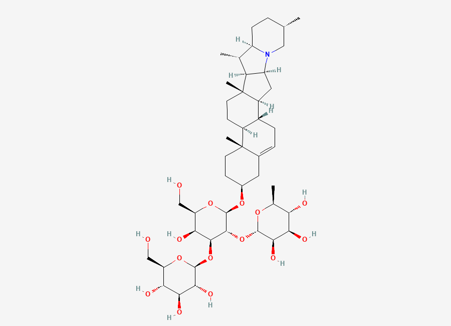 Two-dimensional chemical structure of alpha-Solanine