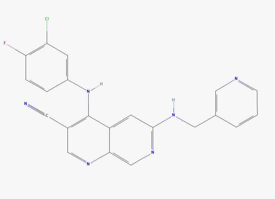 Two-dimensional chemical structure of Tpl2 Kinase Inhibitor