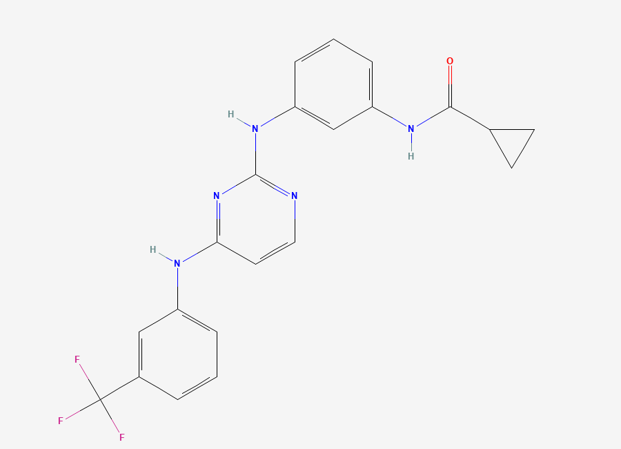 Two-dimensional chemical structure of C-1368