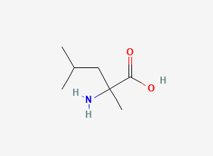 Two-dimensional chemical structure of alpha-Methyl-DL-leucine