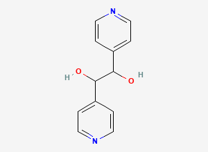 Two-dimensional chemical structure of 1,2-Di-4-pyridinyl-1,2-ethanediol