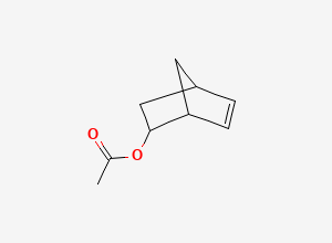 Two-dimensional chemical structure of Bicyclo(2.2.1)hept-5-en-2-ol, 2-acetate