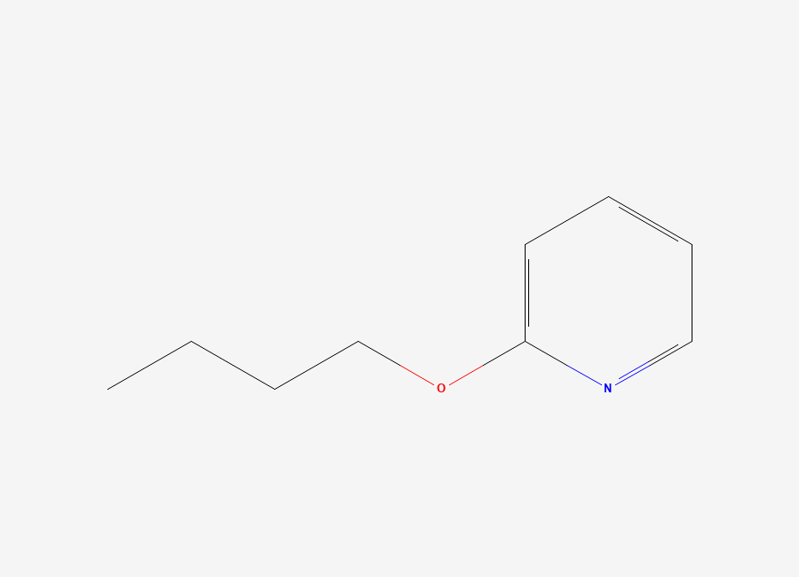Two-dimensional chemical structure of Butyl 2-pyridyl ether