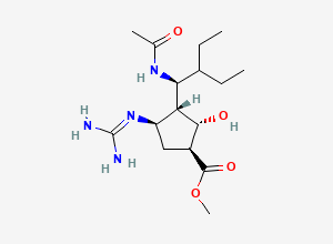 Two-dimensional chemical structure of Peramivir Impurity 15