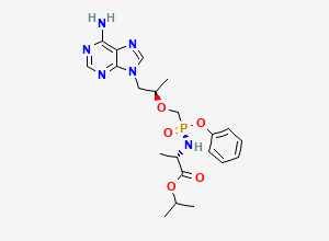 Two-dimensional chemical structure of Tenofovir alafenamide Impurity 52, CAS 383365-04-6