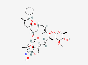 Two-dimensional chemical structure of Selamectin, CAS 220119-17-5