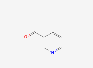 Two-dimensional chemical structure of Imatinib EP Impurity H / 3-Acetylpyridine, CAS 350-03-8