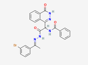 Two-dimensional chemical structure of AC-55541