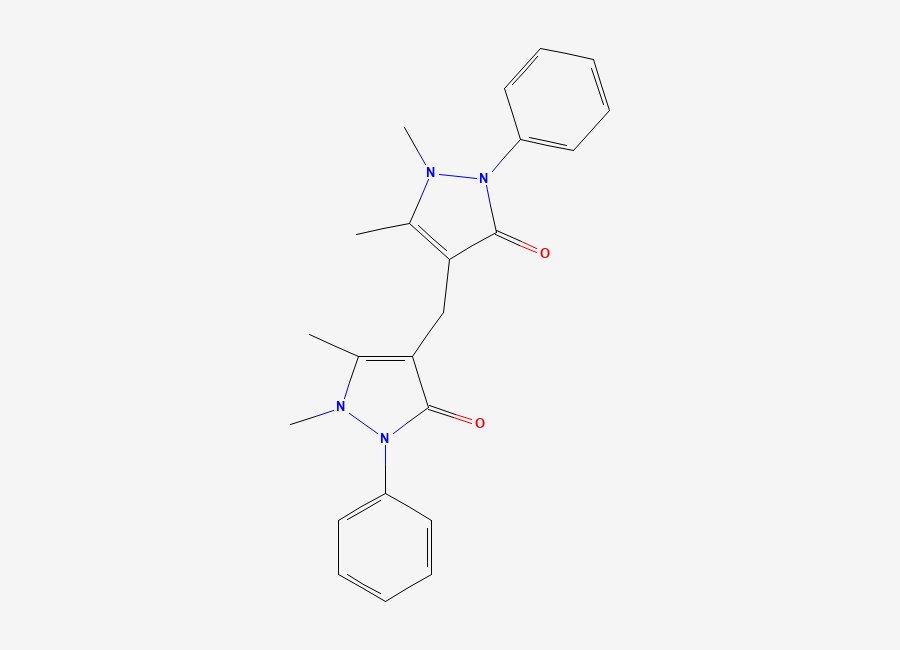 Two-dimensional chemical structure of Diantipyrylmethane