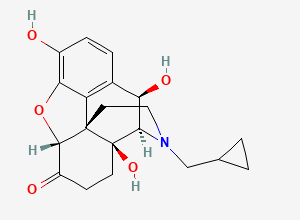 Two-dimensional chemical structure of Naltrexone EP Impurity G