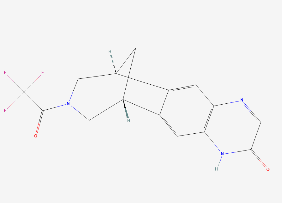 Two-dimensional chemical structure of Varenicline Impurity 7