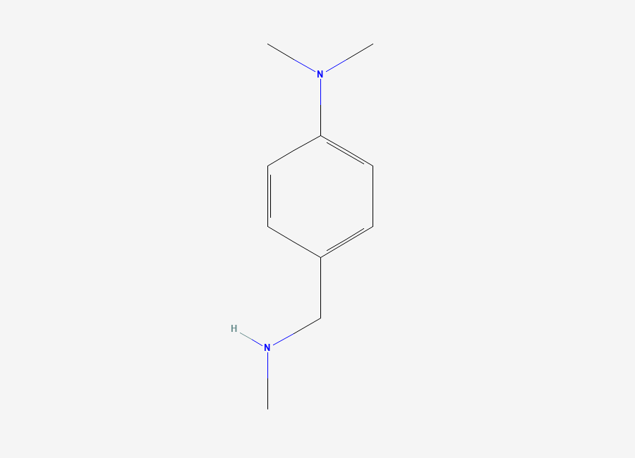 Two-dimensional chemical structure of N-methyl-4-(N,N-dimethylamino)benzylamine