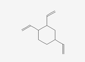 Two-dimensional chemical structure of 1,2,4-Trivinylcyclohexane