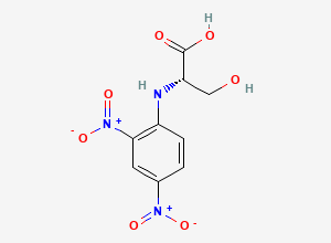 Two-dimensional chemical structure of N-(2,4-Dinitrophenyl)-L-serine