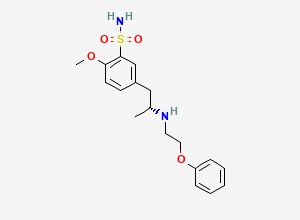 Two-dimensional chemical structure of Tamsulosin EP Impurity C, CAS 2244986-82-9