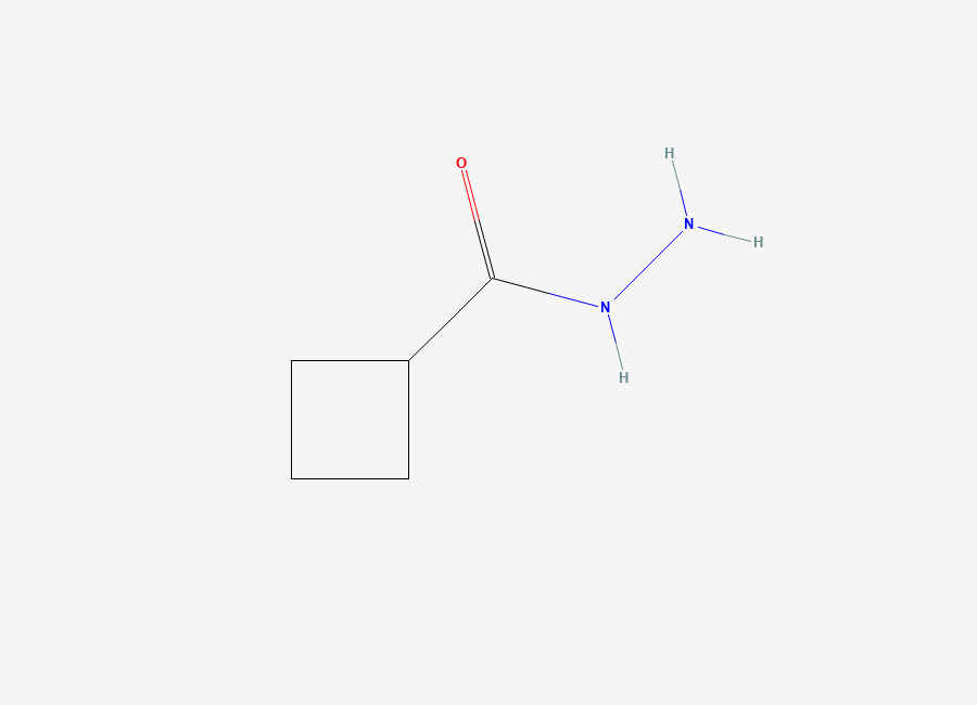 Two-dimensional chemical structure of Cyclobutanecarbohydrazide