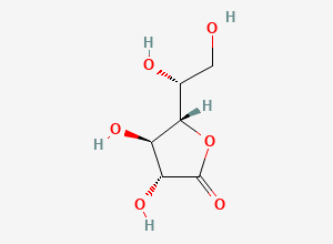 Two-dimensional chemical structure of D-Galactono-1,4-Lactone