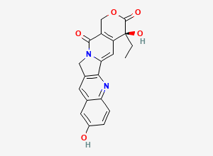 Two-dimensional chemical structure of Irinotecan Related Compound A / Irinotecan EP Impurity B/9-Hydroxy Camptothecin, CAS 19685-09-7