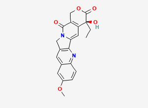 Two-dimensional chemical structure of 10-Methoxycamptothecin