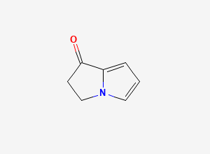 Two-dimensional chemical structure of Ketorolac Keto pyrrole Impurity, CAS 17266-64-7