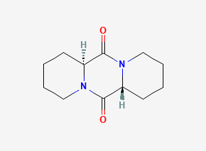 Two-dimensional chemical structure of trans-Octahydrodipyrido[1,2-a:1',2'-d]pyrazine-6,12(2H,6aH)-dione
