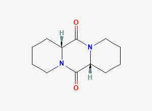 Two-dimensional chemical structure of cis-Octahydrodipyrido[1,2-a:1',2'-d]pyrazine-6,12(2H,6aH)-dione